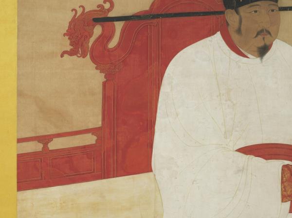 宋英宗坐像　軸