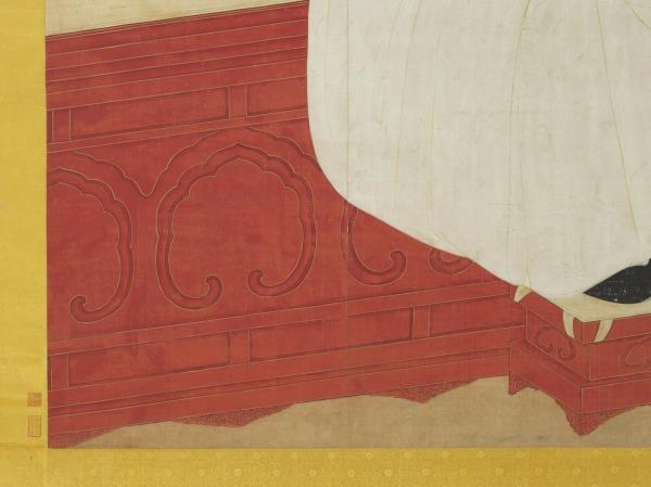 宋英宗坐像　軸