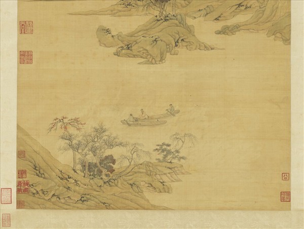 明文徵明溪山秋霽圖　軸