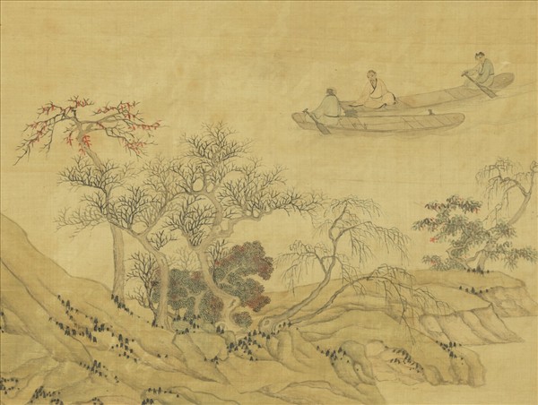 明文徵明溪山秋霽圖　軸