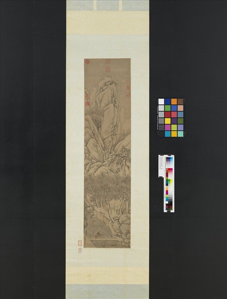 明劉原起林巒積雪　軸