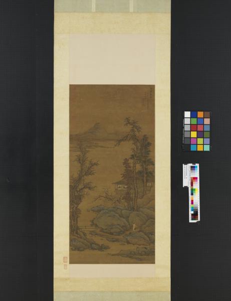 明張翀畫東閣觀梅　軸