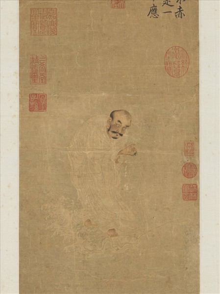 明趙脩祿畫羅漢　軸