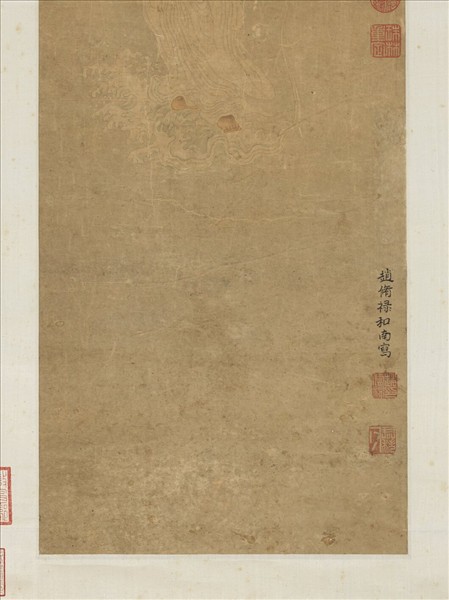 明趙脩祿畫羅漢　軸