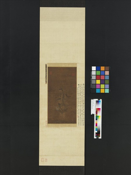 唐人呂岩像　軸