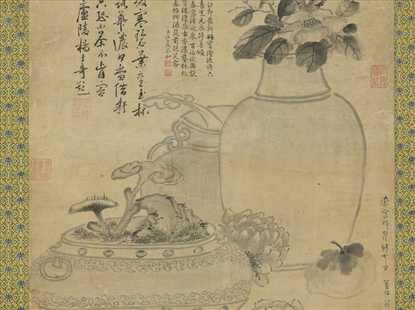 宋董祥歲朝圖　軸