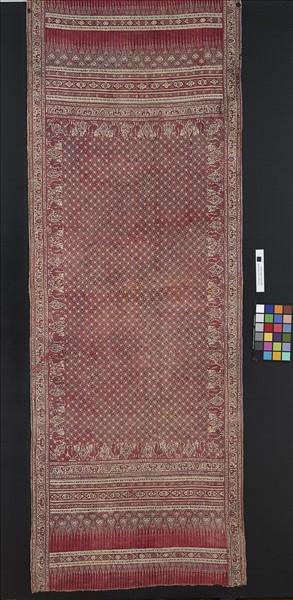 印度 外銷斯里蘭卡繪染裙布