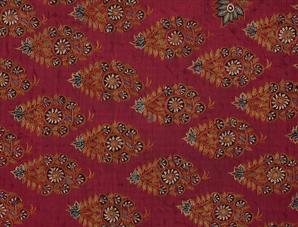 巴基斯坦 刺繡絲質披巾