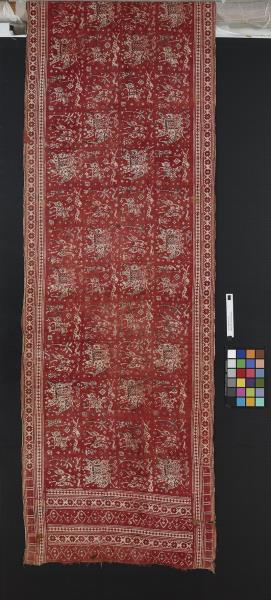 印度 狩獵紋印花布