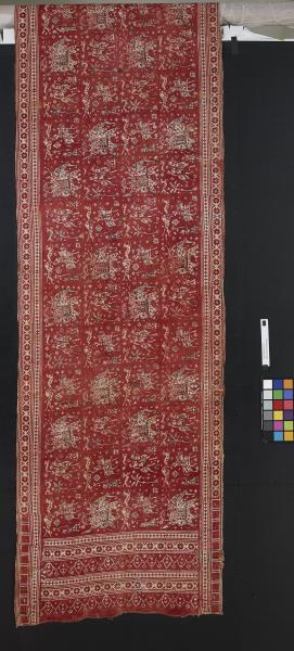 印度 狩獵紋印花布