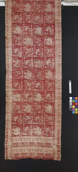 印度 狩獵紋印花布