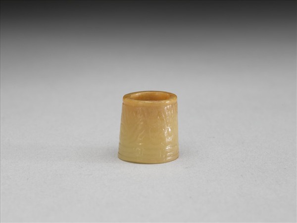 玉管(紋飾補琢並修改窄端口徑)