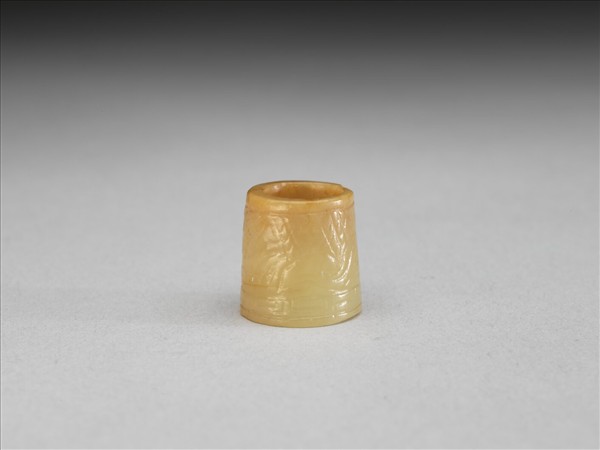 玉管(紋飾補琢並修改窄端口徑)