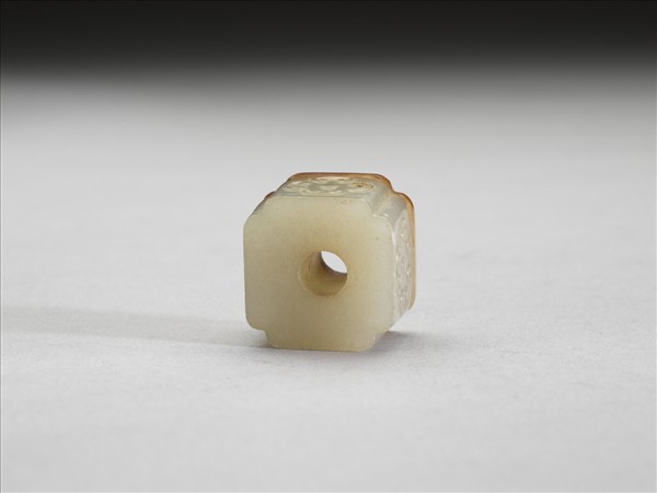 玉方形雲紋飾件