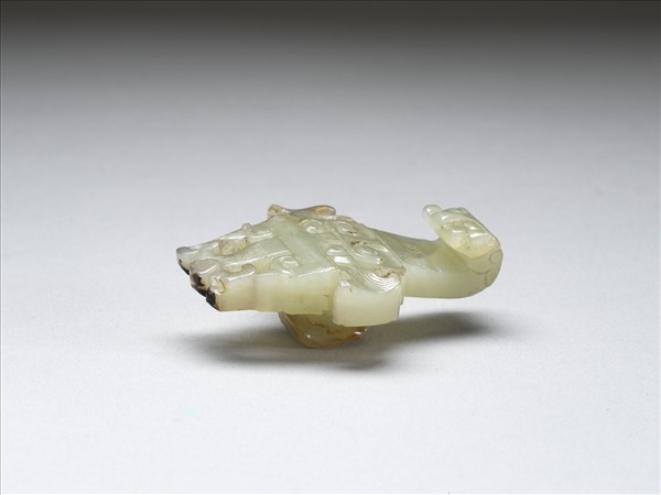 獸面紋玉帶鉤