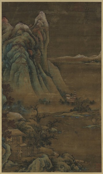 宋樓觀江山雪霽　軸