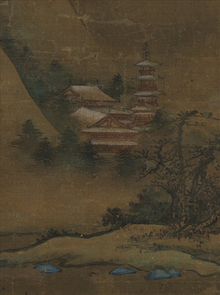 宋樓觀江山雪霽　軸