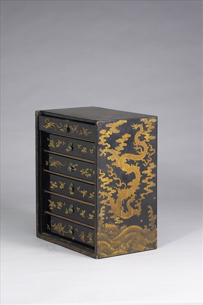 「金薤留珍‧東」黑漆描金匣