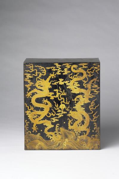 「金薤留珍‧壁」黑漆描金匣
