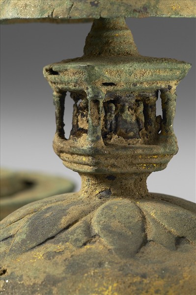 巴基斯坦 古代犍陀羅地區 6世紀 青銅薄片 奉獻塔