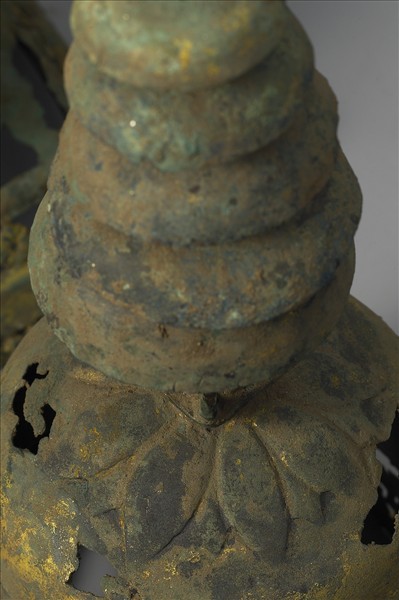 巴基斯坦 古代犍陀羅地區 6世紀 青銅薄片 奉獻塔