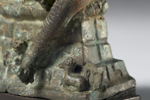 巴基斯坦 斯瓦特 7-8世紀 青銅 蓮華手觀音菩薩半跏思惟像