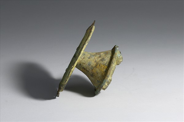 巴基斯坦 古代犍陀羅地區 10-16世紀 青銅佛坐像裝飾盤