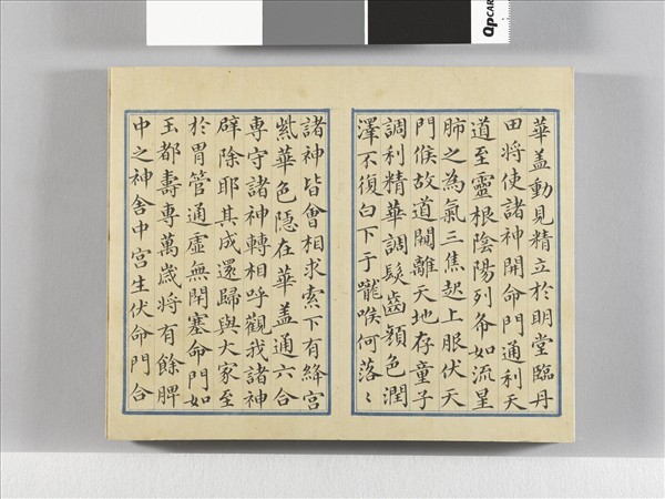 臨王羲之楷帖二種 冊