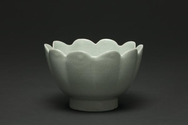 汝窯 青瓷蓮花式溫碗