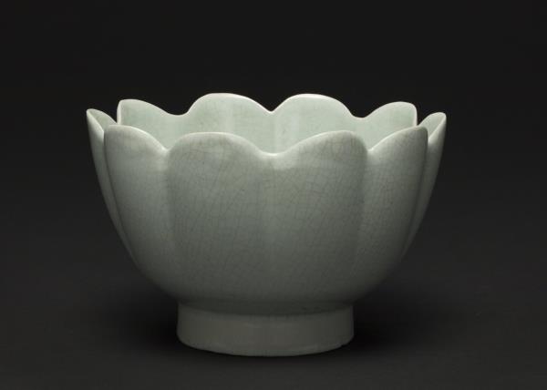 汝窯 青瓷蓮花式溫碗