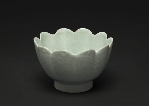 汝窯 青瓷蓮花式溫碗