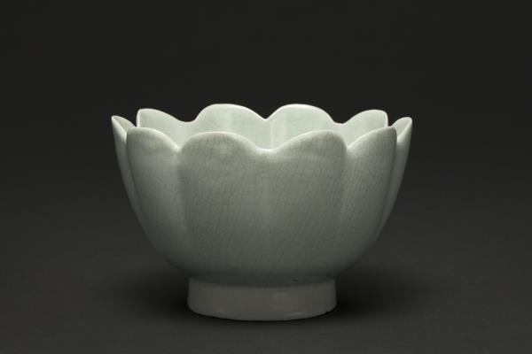 汝窯 青瓷蓮花式溫碗