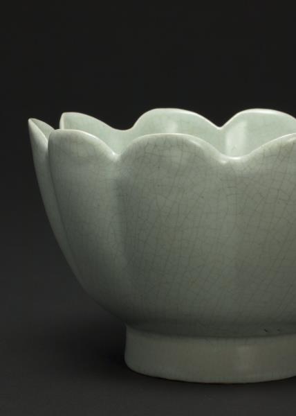 汝窯 青瓷蓮花式溫碗