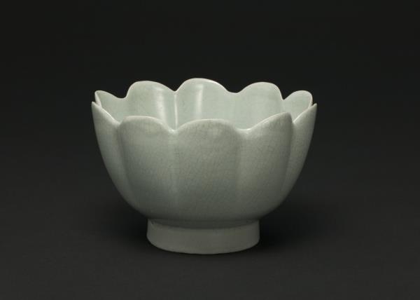 汝窯 青瓷蓮花式溫碗