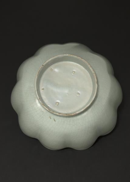 汝窯 青瓷蓮花式溫碗