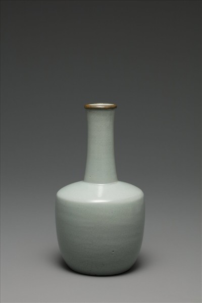 汝窯 青瓷紙槌瓶 「奉華」銘