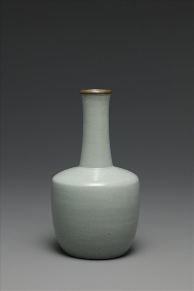 汝窯 青瓷紙槌瓶 「奉華」銘