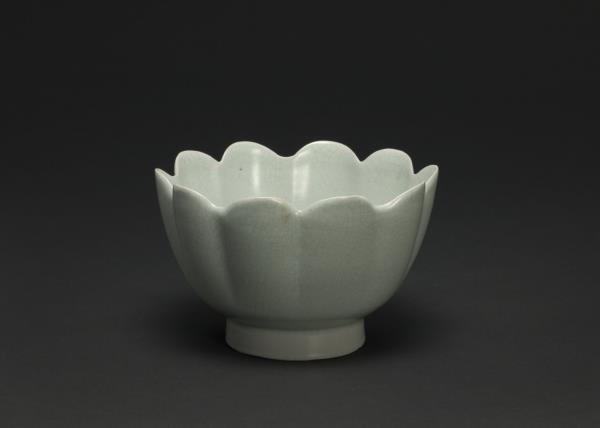 汝窯 青瓷蓮花式溫碗