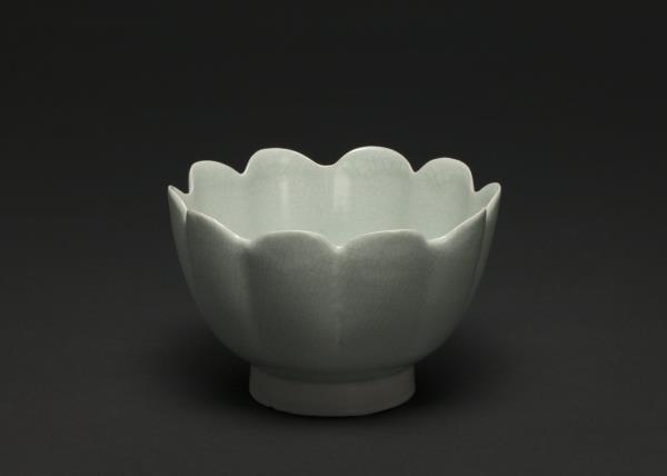 汝窯 青瓷蓮花式溫碗