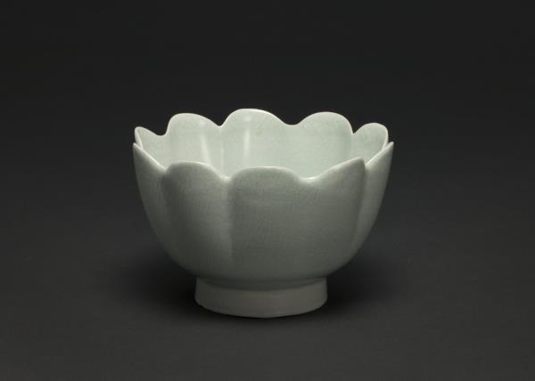 汝窯 青瓷蓮花式溫碗