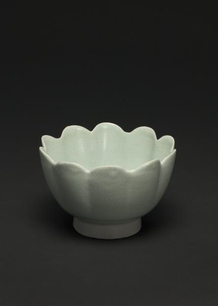 汝窯 青瓷蓮花式溫碗