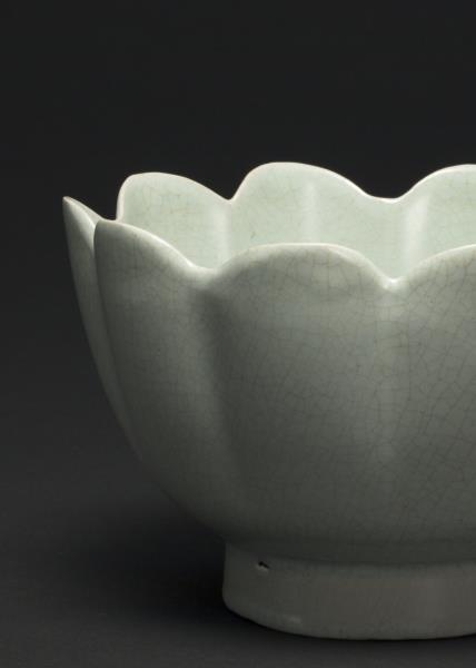 汝窯 青瓷蓮花式溫碗