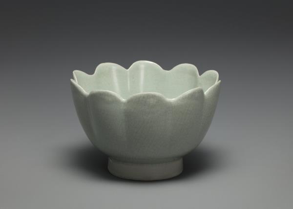 汝窯 青瓷蓮花式溫碗