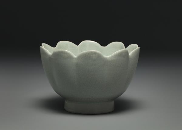 汝窯 青瓷蓮花式溫碗