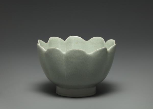 汝窯 青瓷蓮花式溫碗