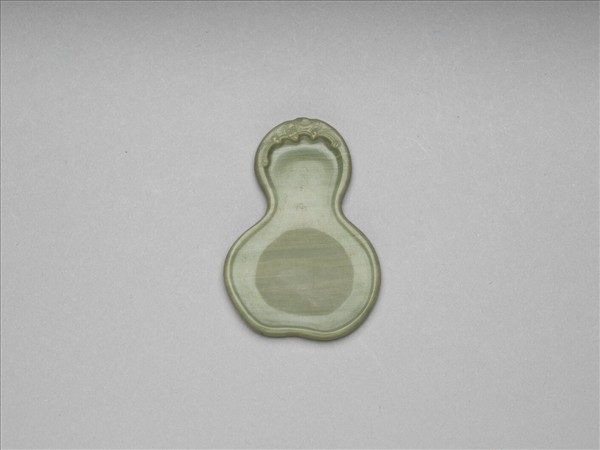 松花石蒲蘆式硯