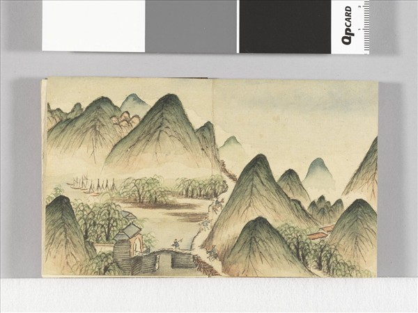 Album of landscape paintings - National Palace Museum