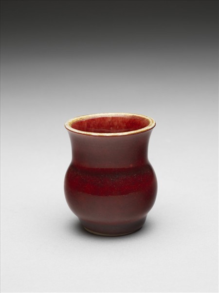霽紅釉尊