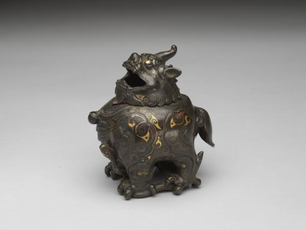 描金銀銅甪端香薰