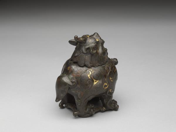 描金銀銅甪端香薰